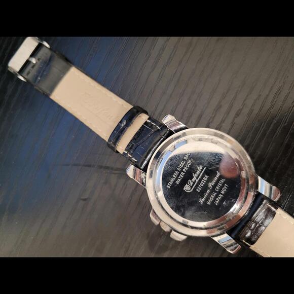 🔥RARE VINTAGE Lucien Piccard Dufonte 41mm Mens Quartz Watch - Picture 5 of 6